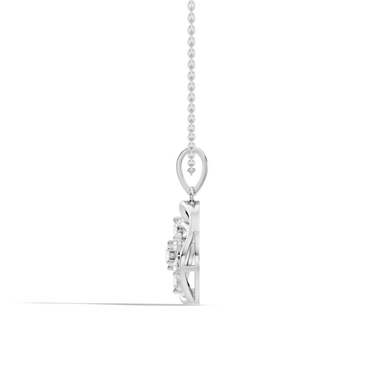 1.40 Carat Lab-Grown Round Diamond Pendant Necklace in 14K Solid Gold - HIGHCARAT DIAMONDS