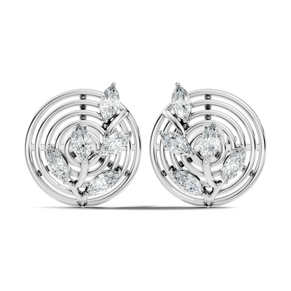 Marquise Cut 18k Solid Rose Gold Ethically Wear Diamond Earrings For Women - HIGHCARAT DIAMONDS