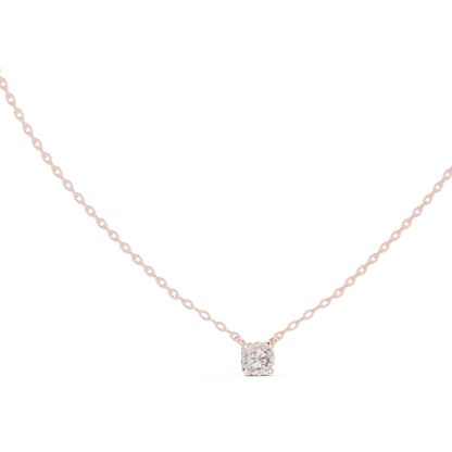 Classic 0.50 CT Round Cut labgrown Diamond Solitaire Pendant Minimalist Jewelry Collection - HIGHCARAT DIAMONDS