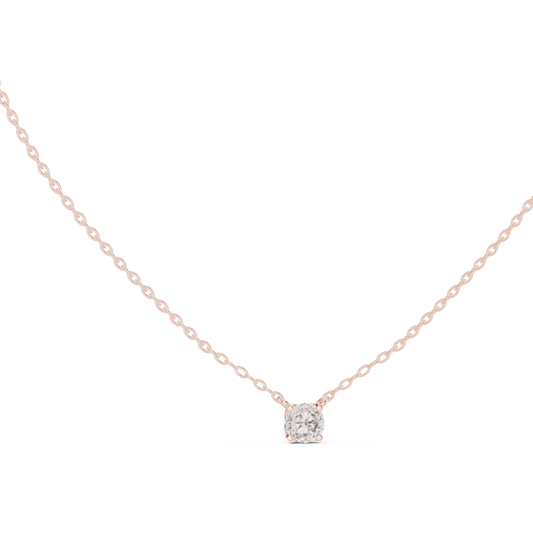 Classic 0.50 CT Round Cut labgrown Diamond Solitaire Pendant Minimalist Jewelry Collection - HIGHCARAT DIAMONDS