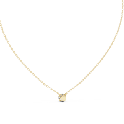 Classic 0.50 CT Round Cut labgrown Diamond Solitaire Pendant Minimalist Jewelry Collection - HIGHCARAT DIAMONDS
