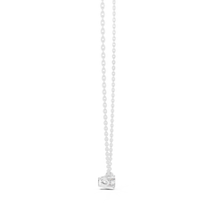 0.50 CT Minimalist Colorless Round Labgrown Diamond pendant For Her In 14k Solid Gold - HIGHCARAT DIAMONDS