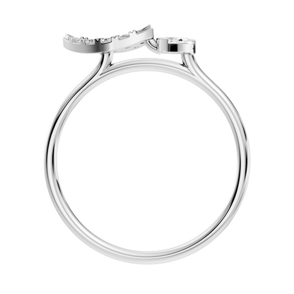 Vintage Marquise and Round Cut Diamond Unique Handcrafted Classic Dainty Party Wear Ring For Women's - HIGHCARAT DIAMONDS