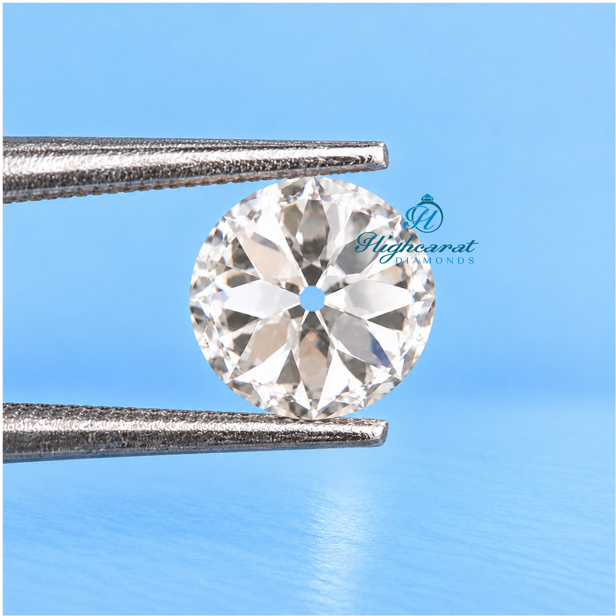 Classic Round Old Mine Cut Lab Grown Diamond