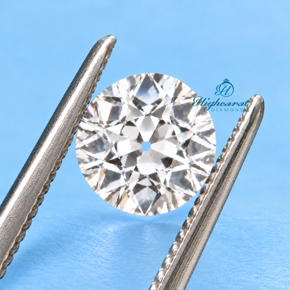 Classic Round Old Mine Cut Lab Grown Diamond