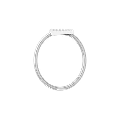 Kite Style Classic Round Diamond Wedding Band Ring For Women's in 14KT Solid Gold
