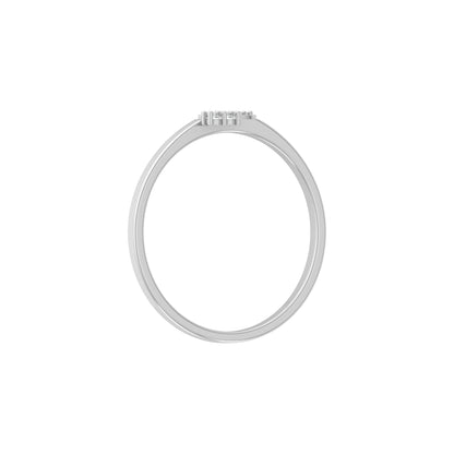 14KT Gold Plated  Round Diamond Band Ring For Minimalist Jewelry Lovers