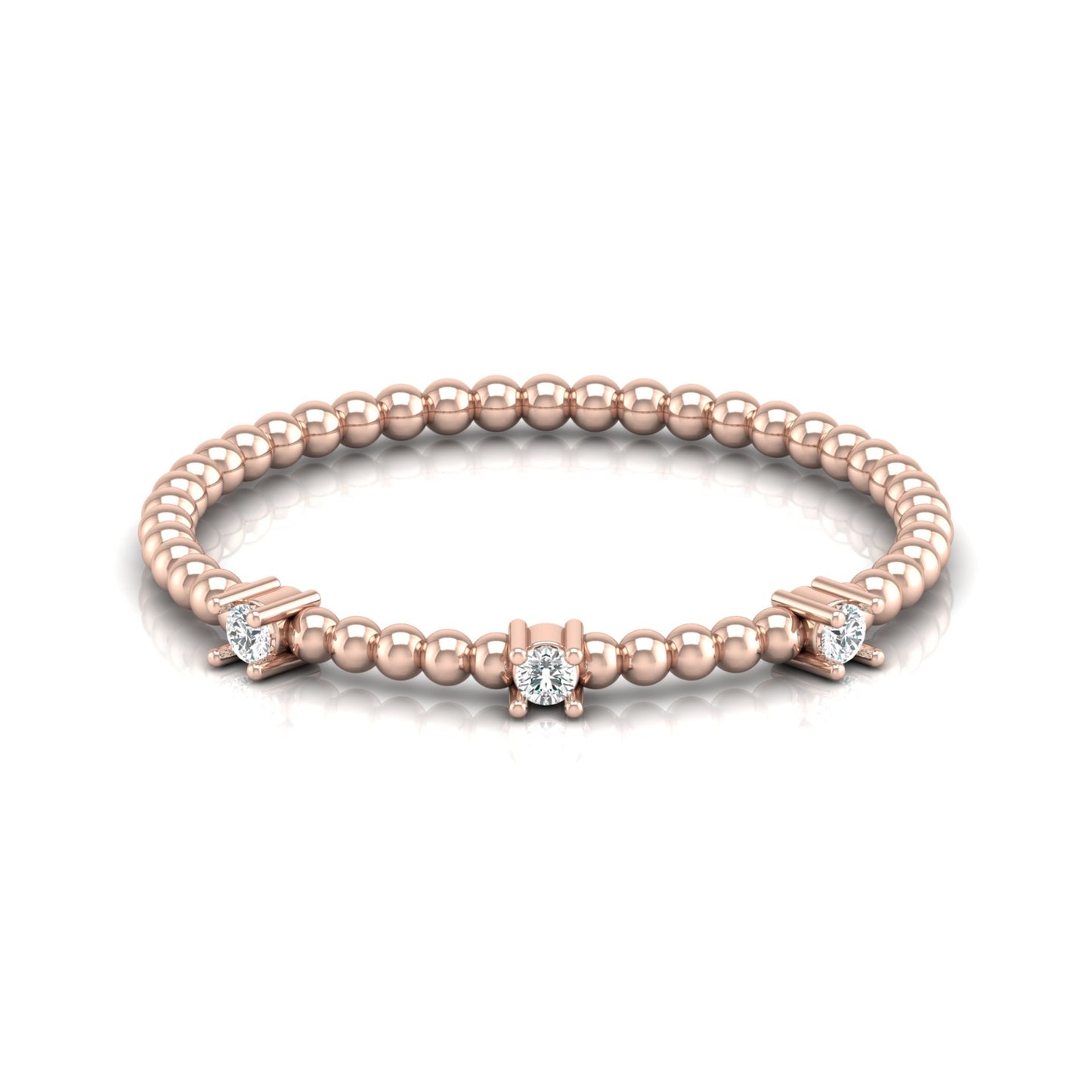 Minimalist Three Stone Anniversary Gift Ring For Her Stunning Quality Affordable Price