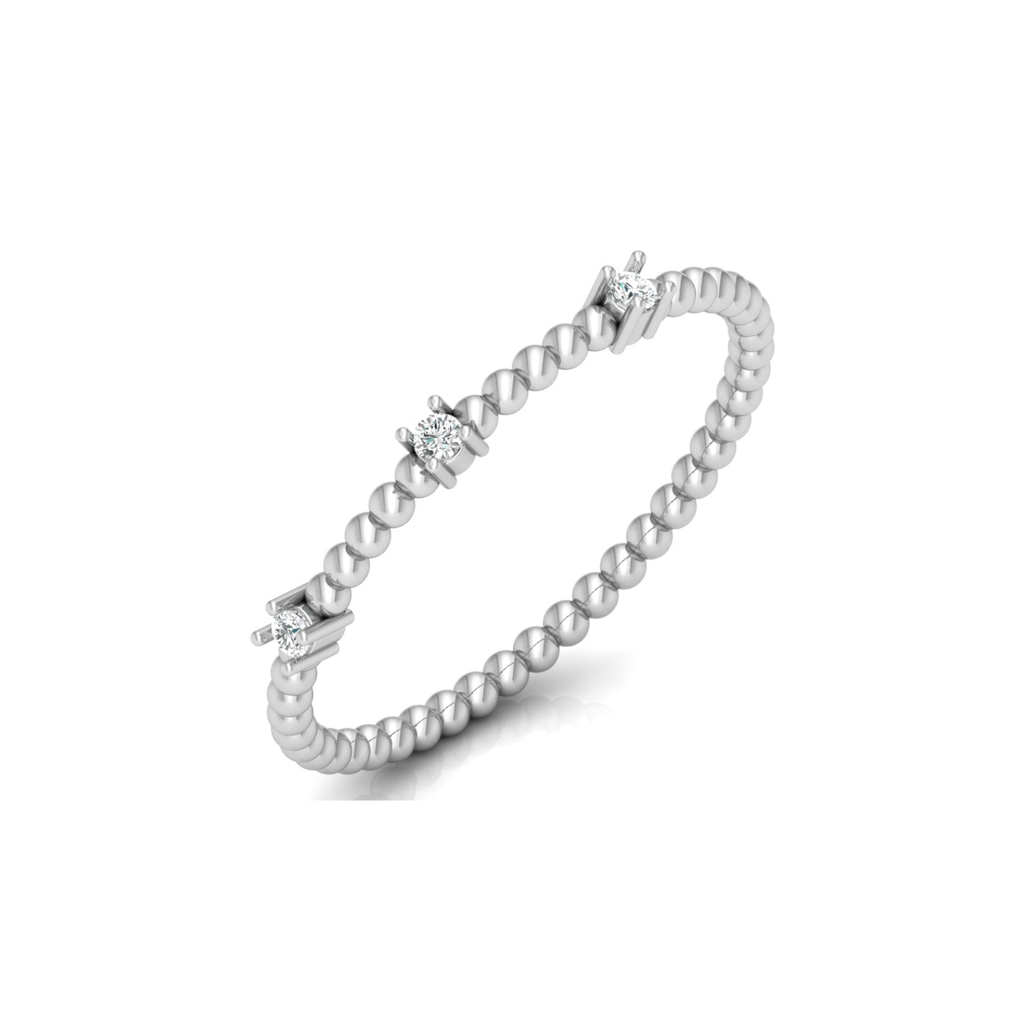 Minimalist Three Stone Anniversary Gift Ring For Her Stunning Quality Affordable Price