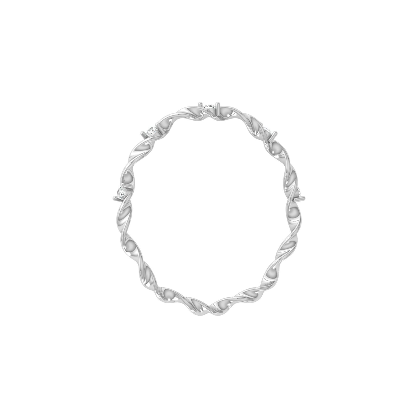 Minimalist Round Lab Or Natural Diamond Band Ring In 14 KT Solid Gold Ecofriendly gift For Women's