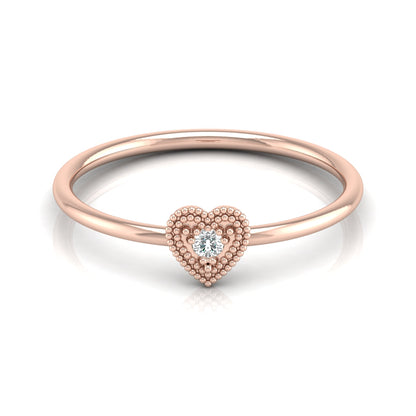 Lab grown Round cut Diamond Proposal Ring