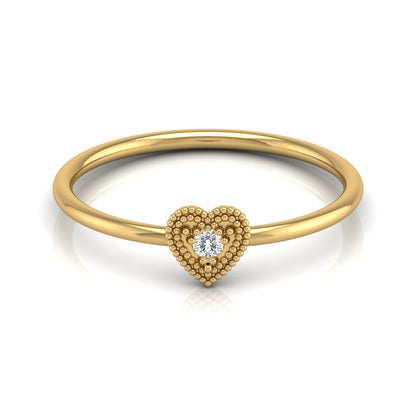 Lab grown Round cut Diamond Proposal Ring