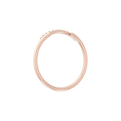 Natural Or Lab Grown Diamond Band For Her In 18K Solid Gold Enhanced Sparkle With A Classic Touch