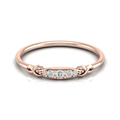 Round Cut Labgrown Or Natural Diamond Women jewelry Band Rings Unique & Charming