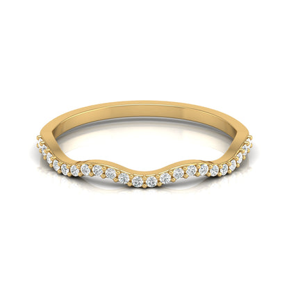 Twisted Round Cut Wedding Diamond Ring for Her Elegant Yet Budget-Friendly in 10KT 14KT 18KT Gold Lab-Grown or Natural
