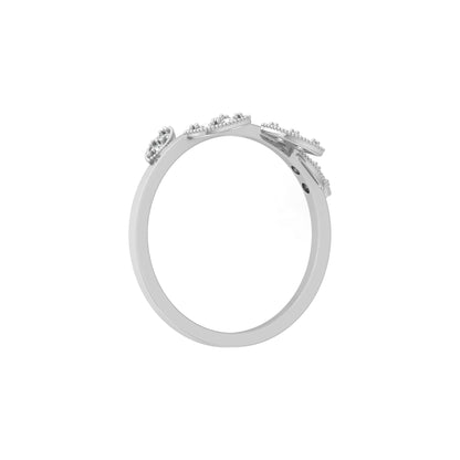 Leaf Inspired Wedding Diamond Ring For Women's Classic & Affordable Jewelry Gift