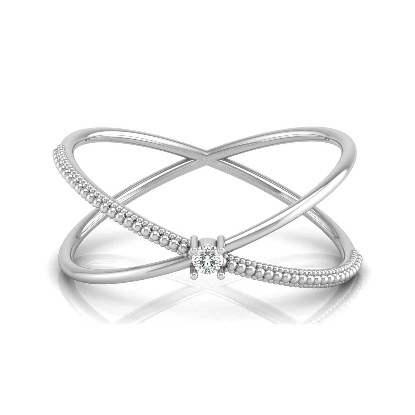 14KT Solid Gold Twisted Women's Ring For Her Perfect Fit For Any Finger