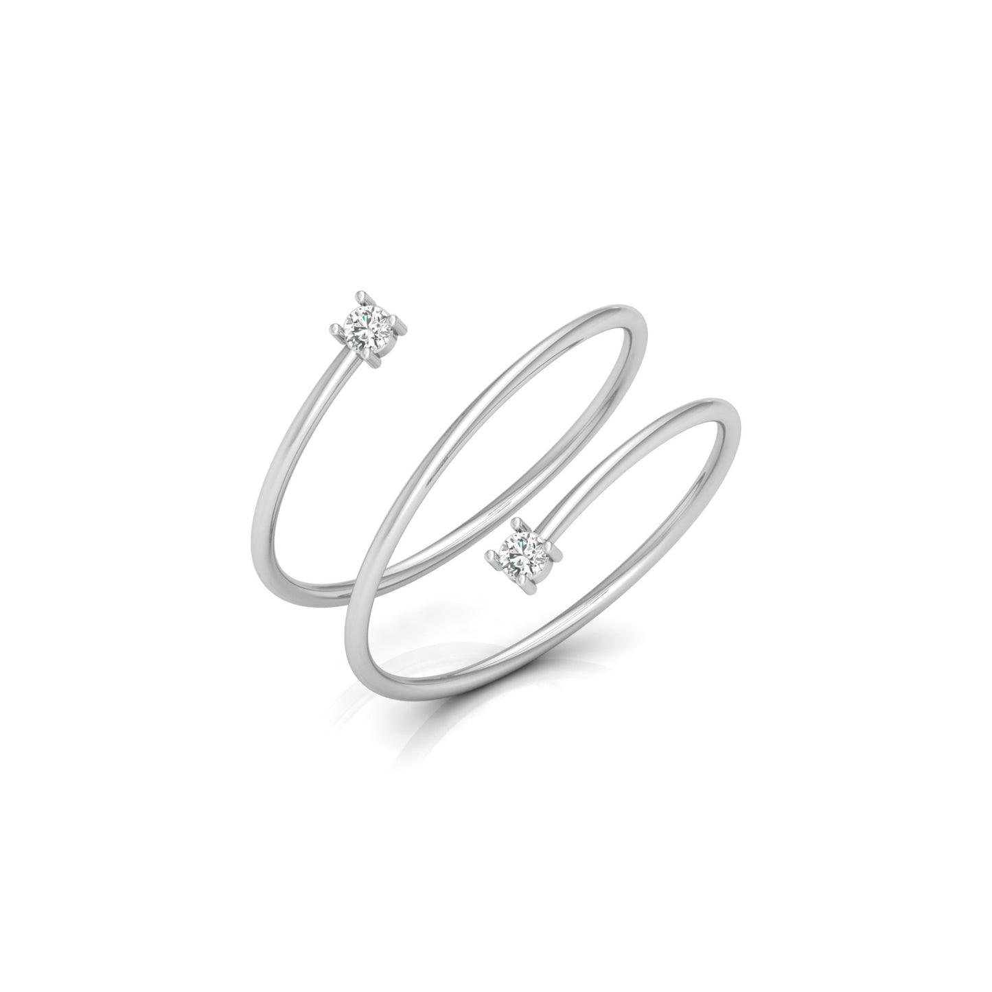 0.60 CT Twisted Round Diamond Band Ring for Women in 14KT Gold Anniversary Gift Lab Grown or Natural