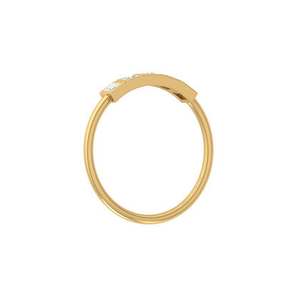 Princess Cut 5 Stone Diamond Wedding Ring Budget Friendly Band Ring In Natural Or Labgerown