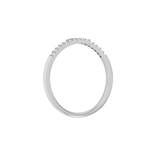 14 KT Solid Gold Light Weight Round Wedding Diamond Ring Stylish & Practical For Women's