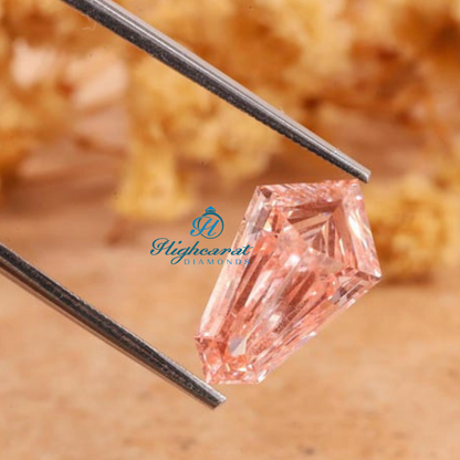 Shield Cut Pink Color Loose Diamond Unique Lab Grown Diamond Use For All Jewelry - HIGHCARAT DIAMONDS