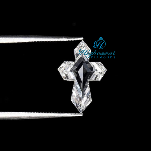 Shining Christ Cross Lab-Grown Diamond Faith-Inspired Pendant For Men & Women