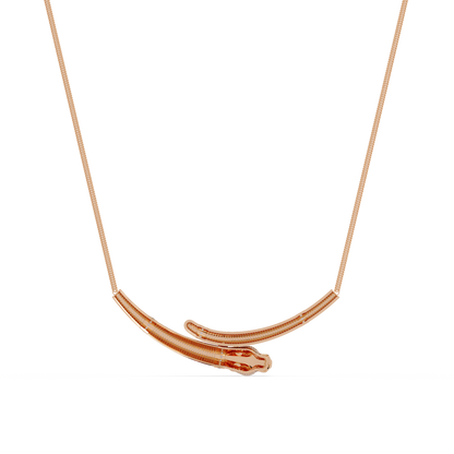 Signature 14K Gold Lab Grown Diamond Panther Necklace pendant - HIGHCARAT DIAMONDS