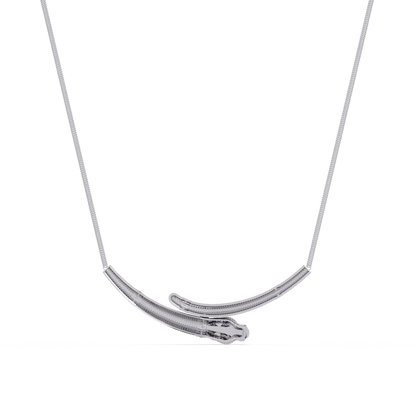Signature 14K Gold Lab Grown Diamond Panther Necklace pendant - HIGHCARAT DIAMONDS
