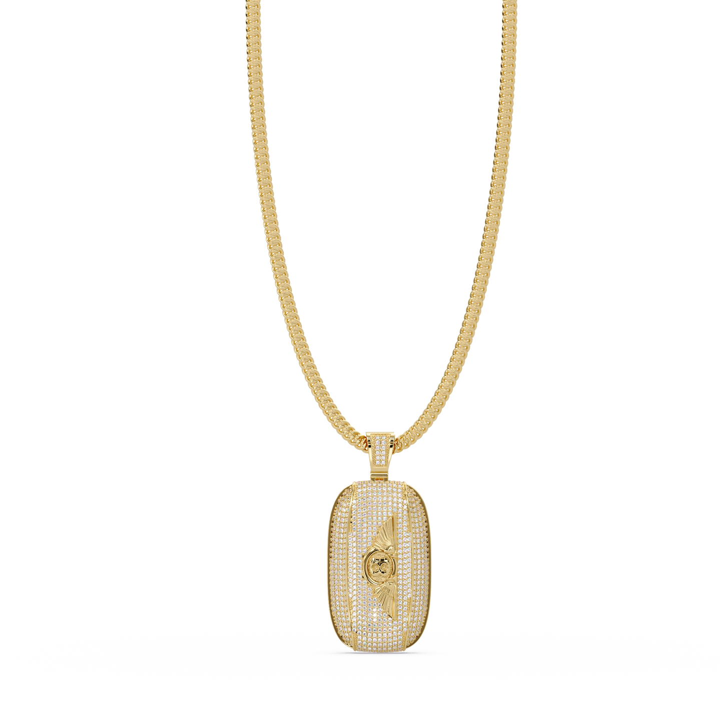 Spade Symbol Lab Grown Diamond Pendant Hip hop Necklace - HIGHCARAT DIAMONDS