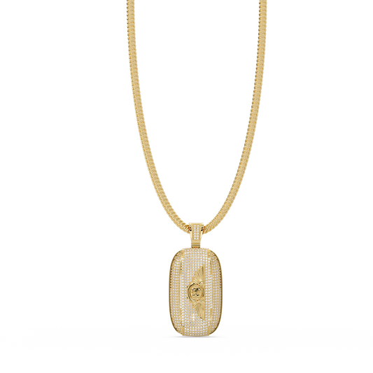 Spade Symbol Lab Grown Diamond Pendant Hip hop Necklace - HIGHCARAT DIAMONDS