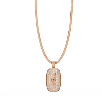 Spade Symbol Lab Grown Diamond Pendant Hip hop Necklace - HIGHCARAT DIAMONDS