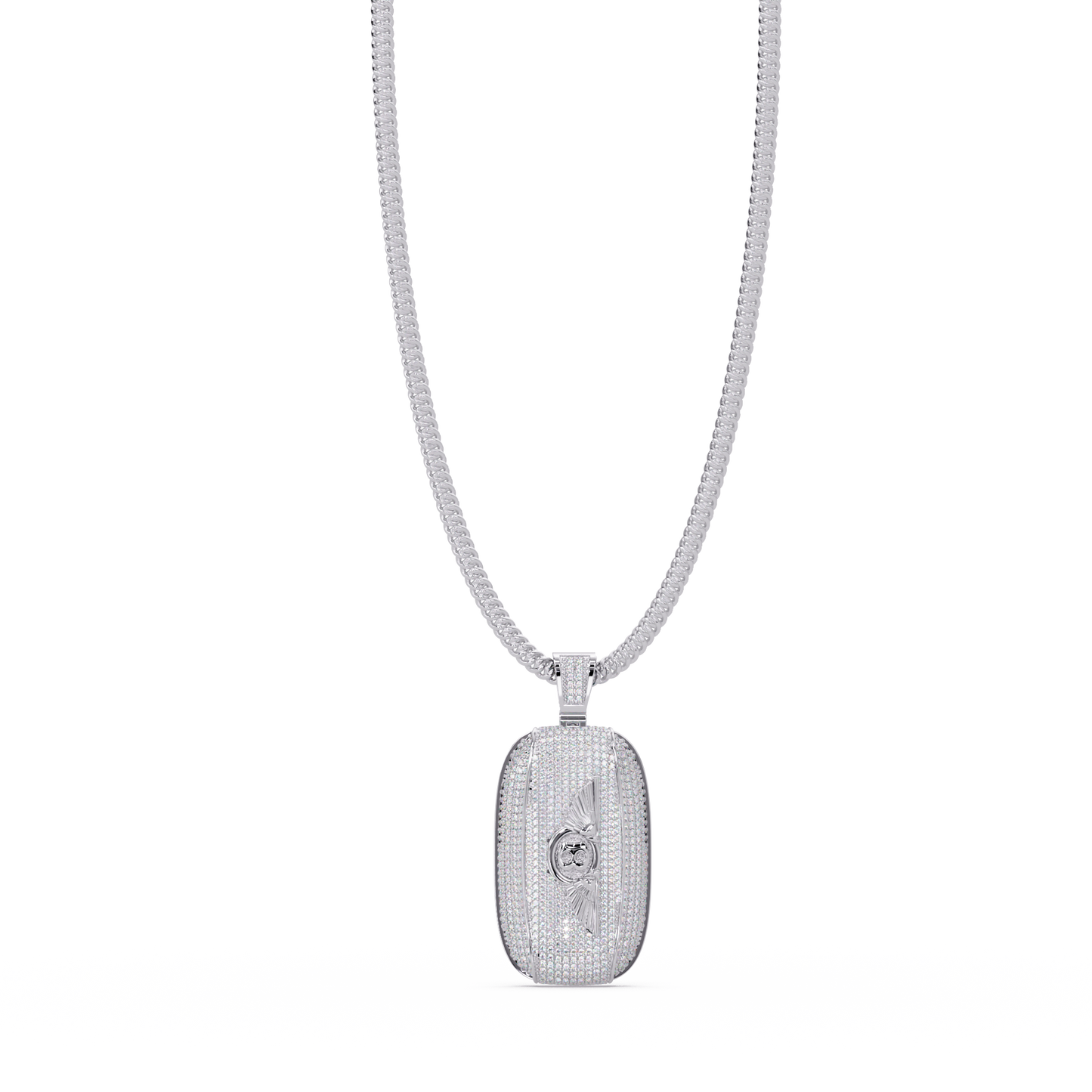 Spade Symbol Lab Grown Diamond Pendant Hip hop Necklace - HIGHCARAT DIAMONDS