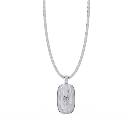 Spade Symbol Lab Grown Diamond Pendant Hip hop Necklace - HIGHCARAT DIAMONDS