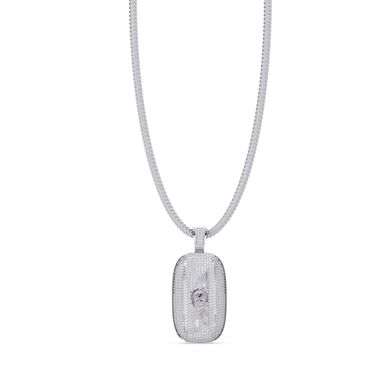 Spade Symbol Lab Grown Diamond Pendant Hip hop Necklace - HIGHCARAT DIAMONDS