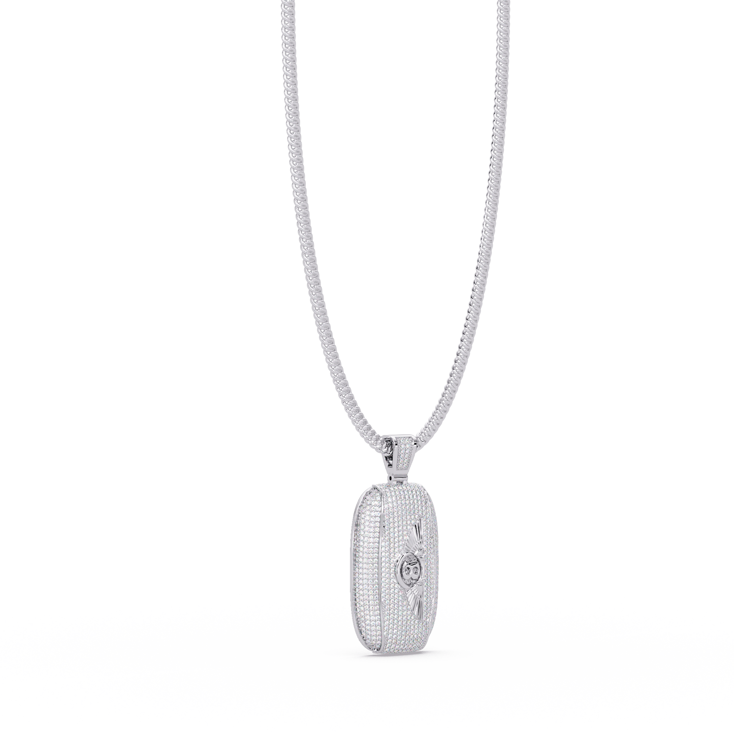 Spade Symbol Lab Grown Diamond Pendant Hip hop Necklace - HIGHCARAT DIAMONDS