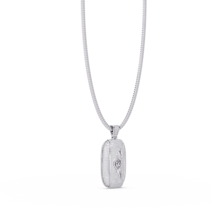 Spade Symbol Lab Grown Diamond Pendant Hip hop Necklace - HIGHCARAT DIAMONDS