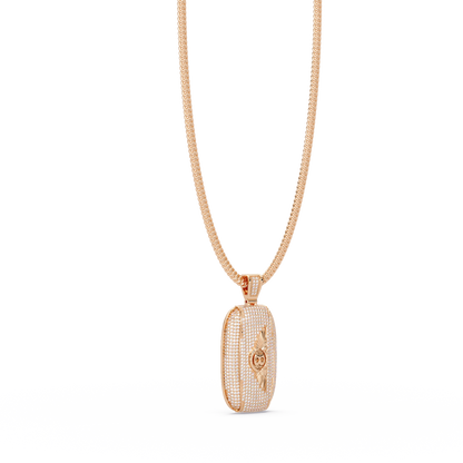 Spade Symbol Lab Grown Diamond Pendant Hip hop Necklace - HIGHCARAT DIAMONDS