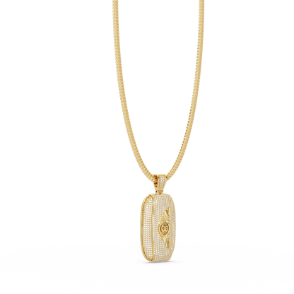 Spade Symbol Lab Grown Diamond Pendant Hip hop Necklace - HIGHCARAT DIAMONDS