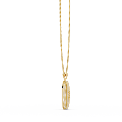 Spade Symbol Lab Grown Diamond Pendant Hip hop Necklace - HIGHCARAT DIAMONDS
