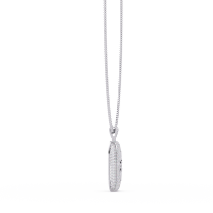 Spade Symbol Lab Grown Diamond Pendant Hip hop Necklace - HIGHCARAT DIAMONDS