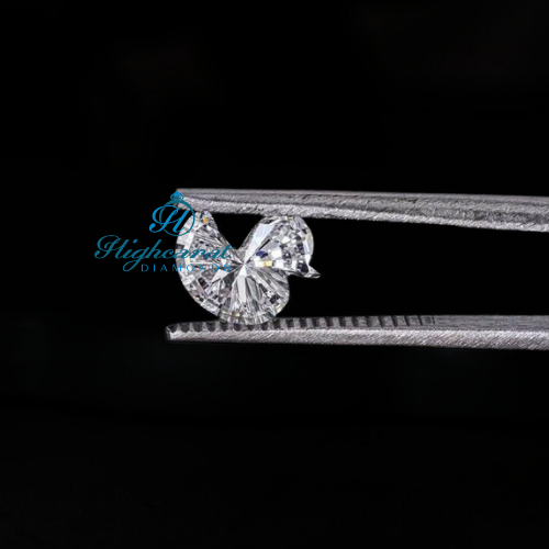 Sparkling Duck-Shaped Diamond Rare Artistic Cut For Pendants & Creative Fine Jewelry