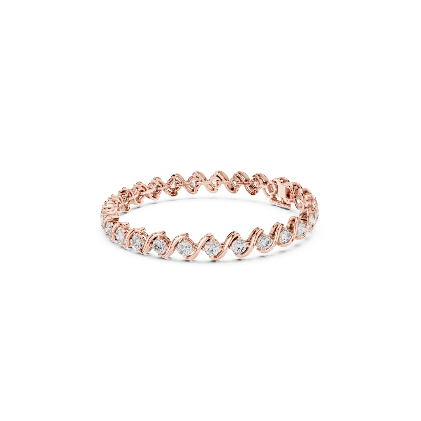 5.40CT Round Cut Lab Grown & Natural Diamond Elegant Cluster Vintage Stunning Dainty Tennis Dainty Bracelet Gift For Her - HIGHCARAT DIAMONDS