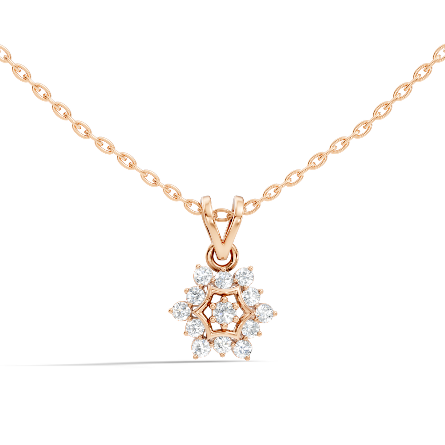 Affordable Diamond Pendant Necklace Handmade Ecofriendly Gift for Women's - HIGHCARAT DIAMONDS