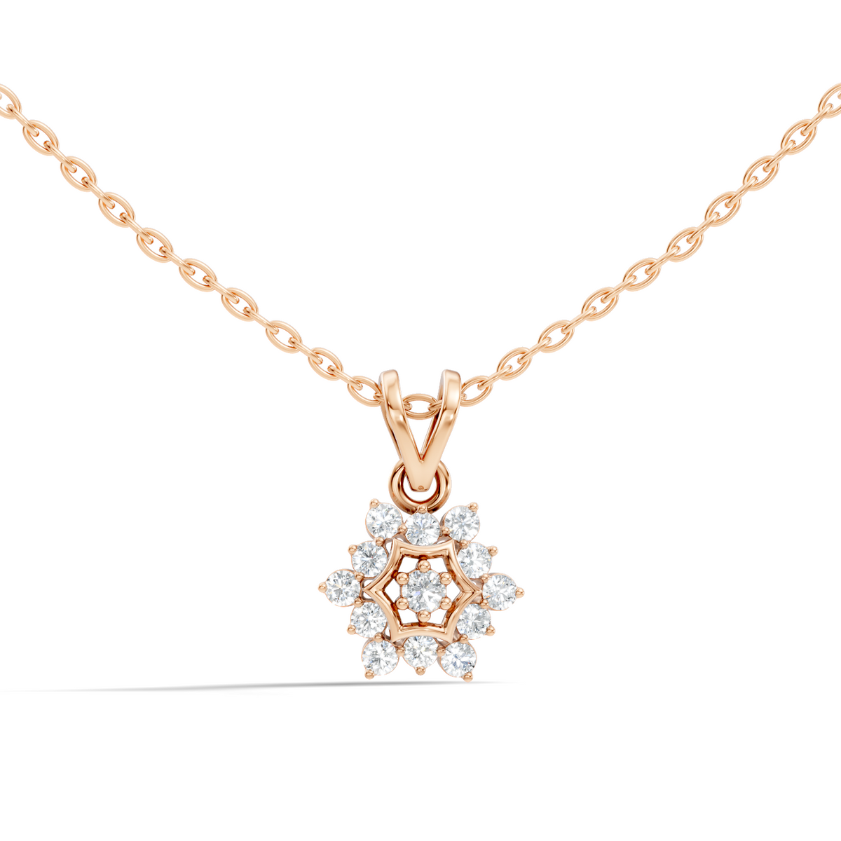 Affordable Diamond Pendant Necklace Handmade Ecofriendly Gift for Women's - HIGHCARAT DIAMONDS