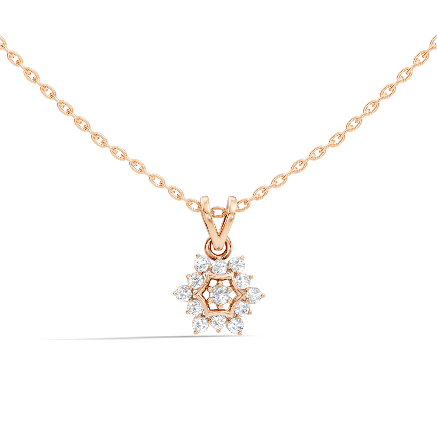 Affordable Diamond Pendant Necklace Handmade Ecofriendly Gift for Women's - HIGHCARAT DIAMONDS