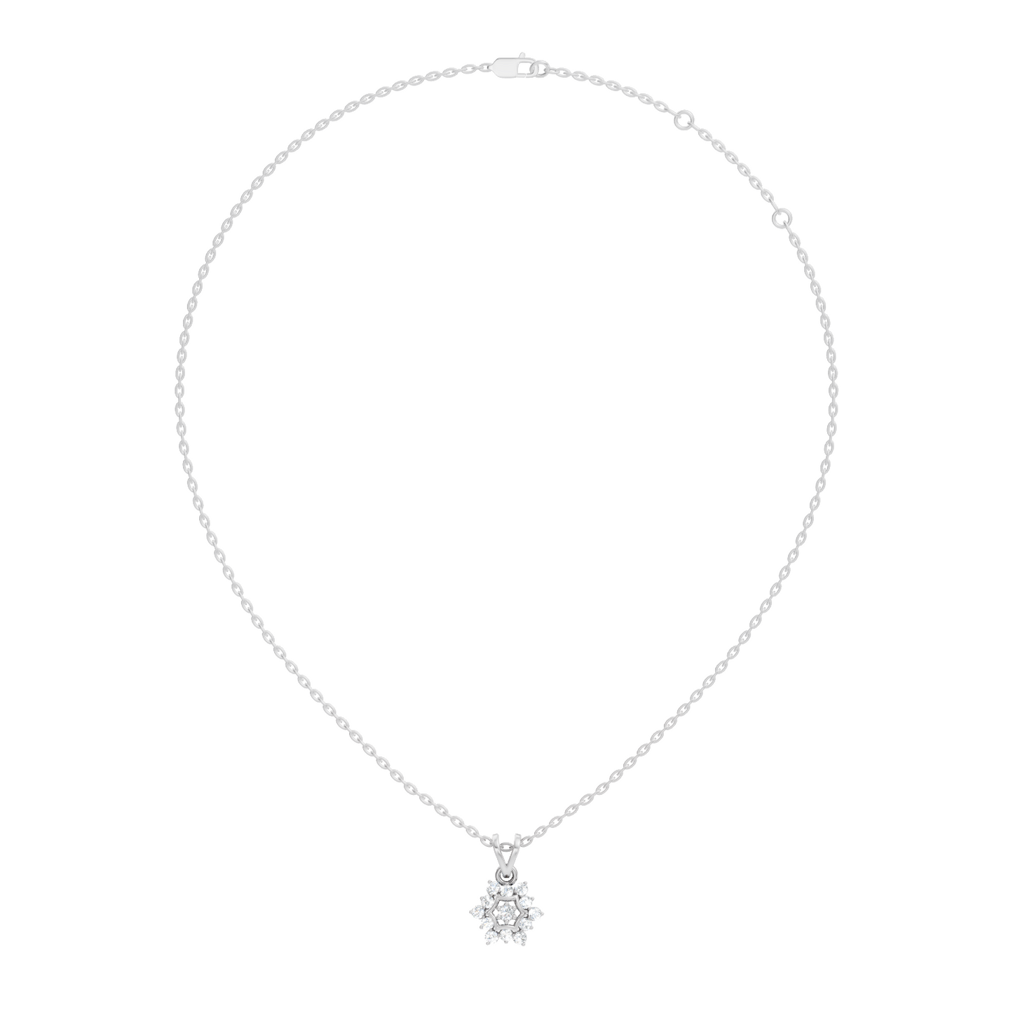 Affordable Diamond Pendant Necklace Handmade Ecofriendly Gift for Women's - HIGHCARAT DIAMONDS