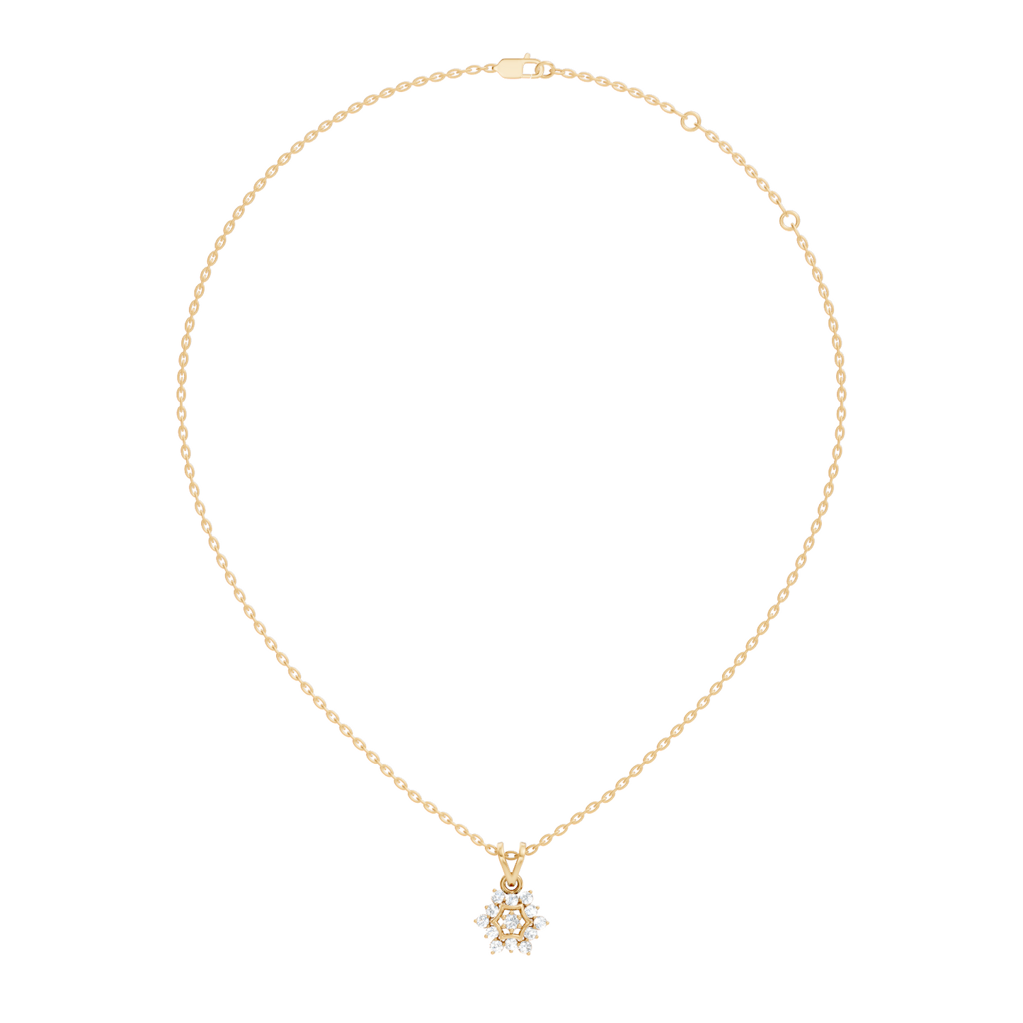 Affordable Diamond Pendant Necklace Handmade Ecofriendly Gift for Women's - HIGHCARAT DIAMONDS