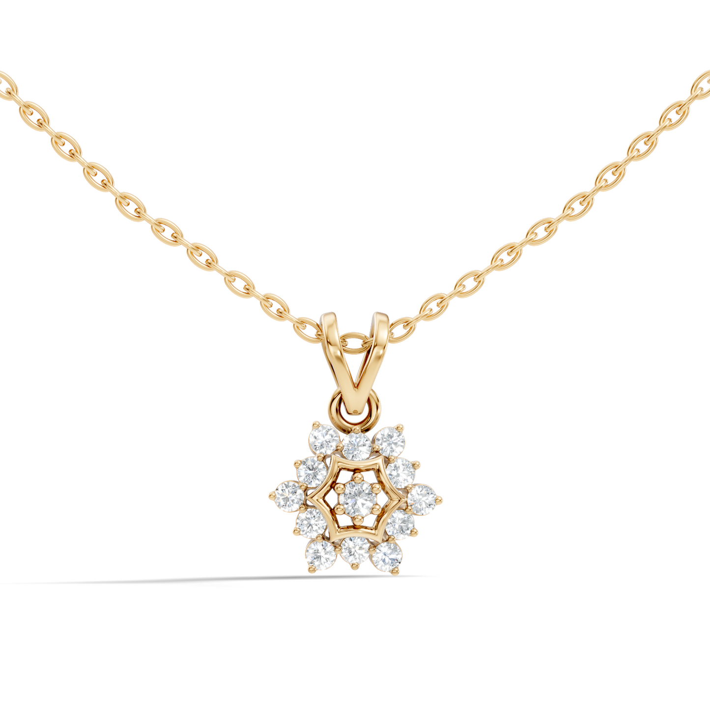 Affordable Diamond Pendant Necklace Handmade Ecofriendly Gift for Women's - HIGHCARAT DIAMONDS