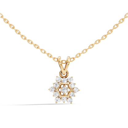 Affordable Diamond Pendant Necklace Handmade Ecofriendly Gift for Women's - HIGHCARAT DIAMONDS