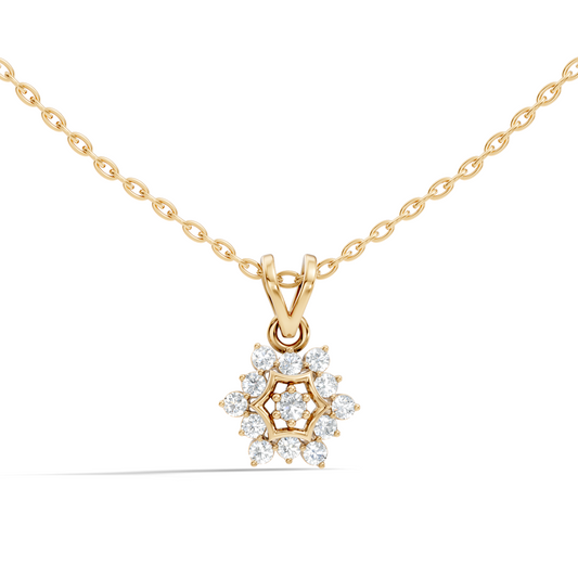 Affordable Diamond Pendant Necklace Handmade Ecofriendly Gift for Women's - HIGHCARAT DIAMONDS